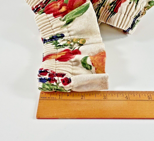 Longaberger großes Strumpfband Obst Medley Stoff uni OHNE SCHLEIFE mit Originalverpackung - Bild 7 von 8