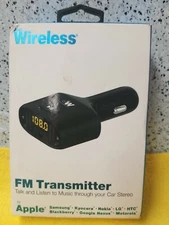 🌰 Just Wireless FM Transmittr  Car Charger-Distressed box‼️