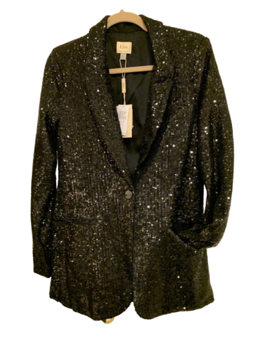 Elie Tahari Formalwear  Gorgeos Sequin  Blazer size 10 new with tags - Afbeelding 1 van 14