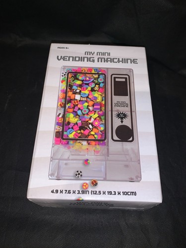 Clear Mini Vending Machine | Table Top Candy Dispenser | Brand New In Box