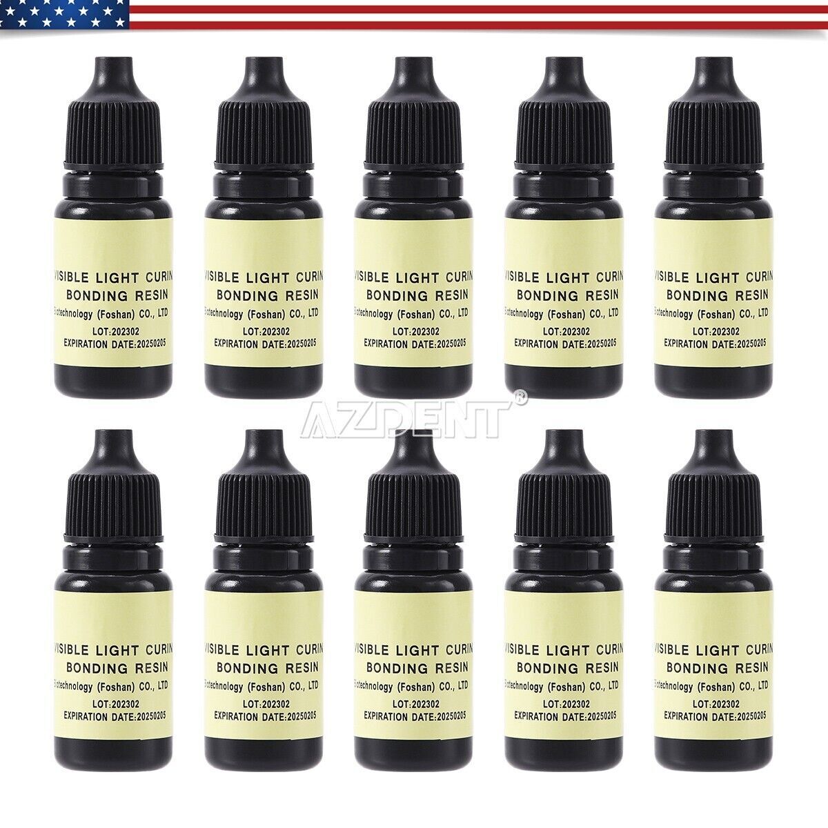 10x Dental Visible Light Curing Adhesive Resin Adhesive For Dentin