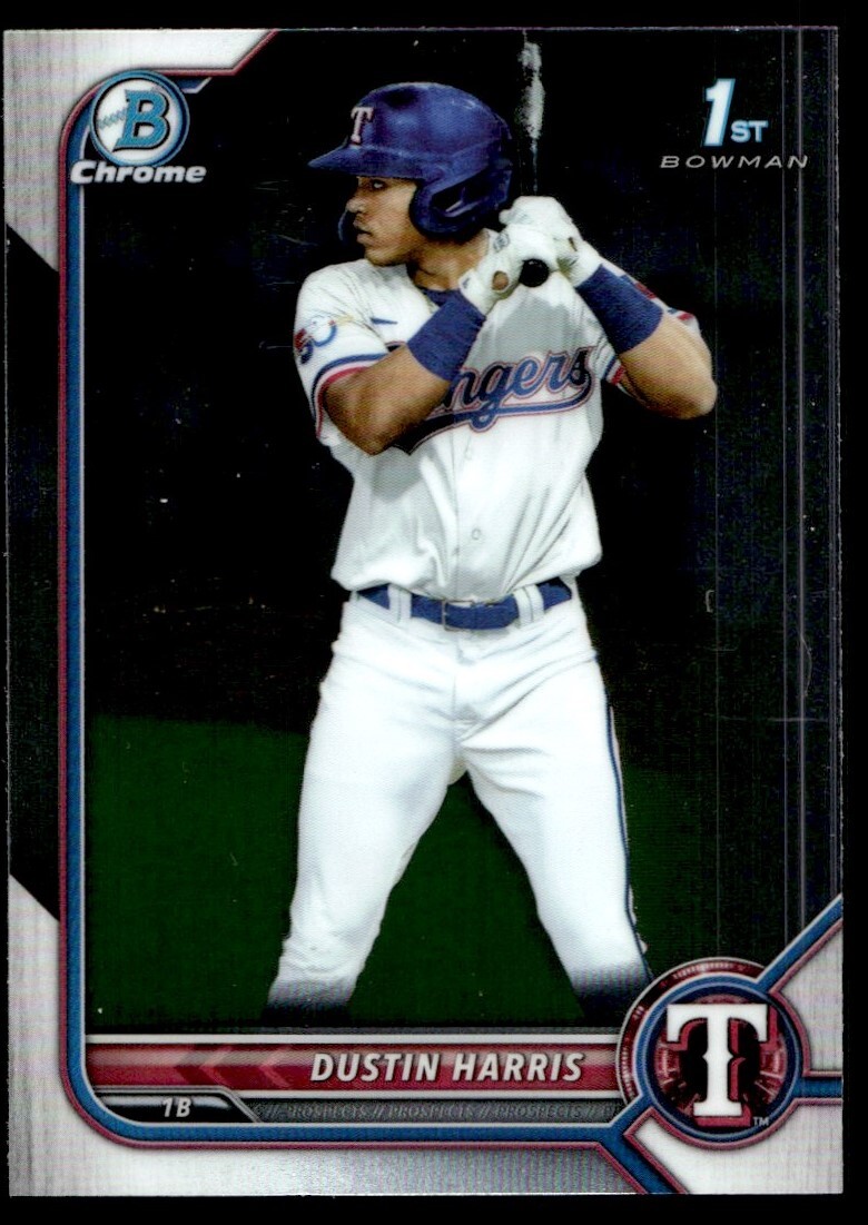 2022 Bowman Chrome Dustin Harris G45 Texas Rangers #BCP-119