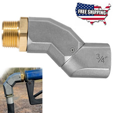 3/4" NPT Fuel Hose Swivel 360 Rotating Connector For Fuel Transfer Nozzle Swivel