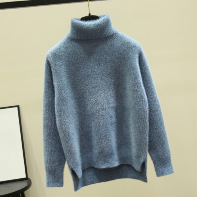 Warme Pullover DÃ¼nner Rollkragenpulli Damen Damen Unscharf