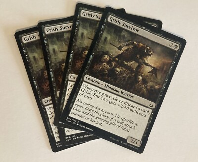 Grisly Survivor (4) Hour of Devastation NM MTG Magic the Gathering
