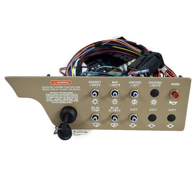 Sea Ray 210 230 Slx Oem Beige Plastic Boat Ignition Switch Panel 2073851 Ebay