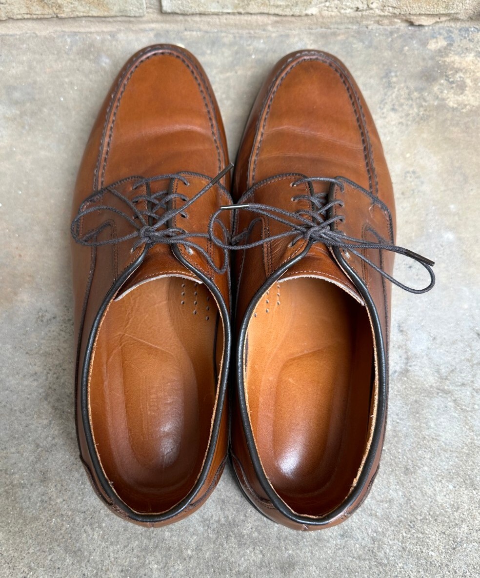 Allen Edmonds USA 1168 Brown Leather Lace Up Derby Oxford  display picture 1