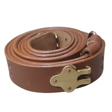 US Army M1907 M1 Garand Springfield 1907 Leather Rifle Sling Copper Brown
