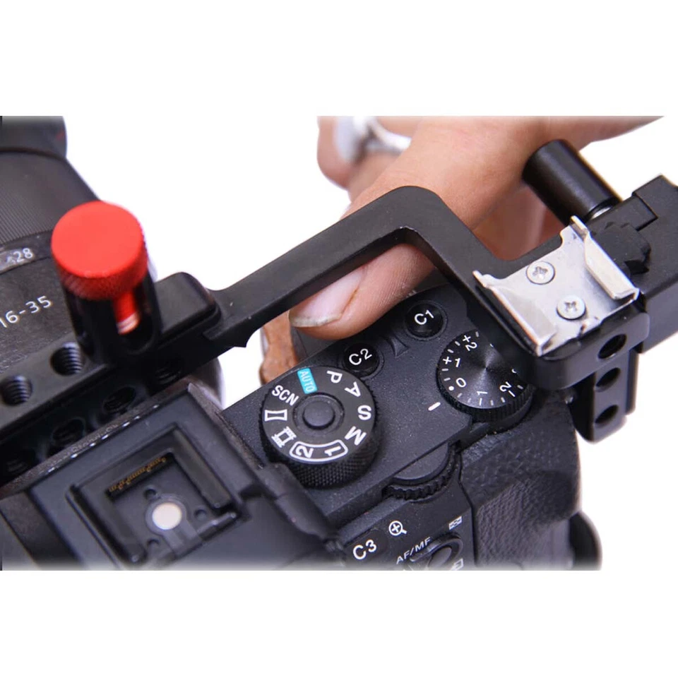 NUEVO SHOOTVILLA DSLR Sony a7RII a7SII a7II Video Cámara Jaula Hombro Plataforma Kit Foto 3 de 4