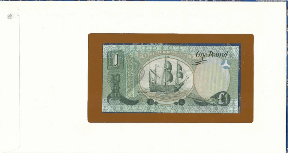 Banknotes of All Nations Northern Ireland 1979 1 Pound P-247b UNC Replacement ZY - Image 2 of 3