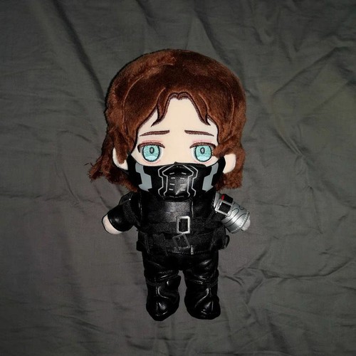 Marvel The Avengers Captain America Steve Bucky Plush 20cm Doll Toy Anime - Picture 8 of 9