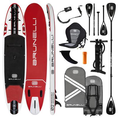 BRUNELLI 12.0 Woven X Fusion Double Layer iSUP Board aufblasbar Stand Up Paddle 