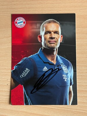 Prof. Dr. Holger Broich FC Bayern Munich autograph card orig. Signed #S19546