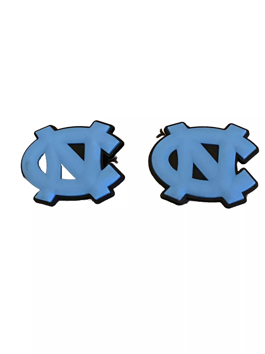 2 UNC Croc Charms University of North Carolina Tarheels Shoe Charms