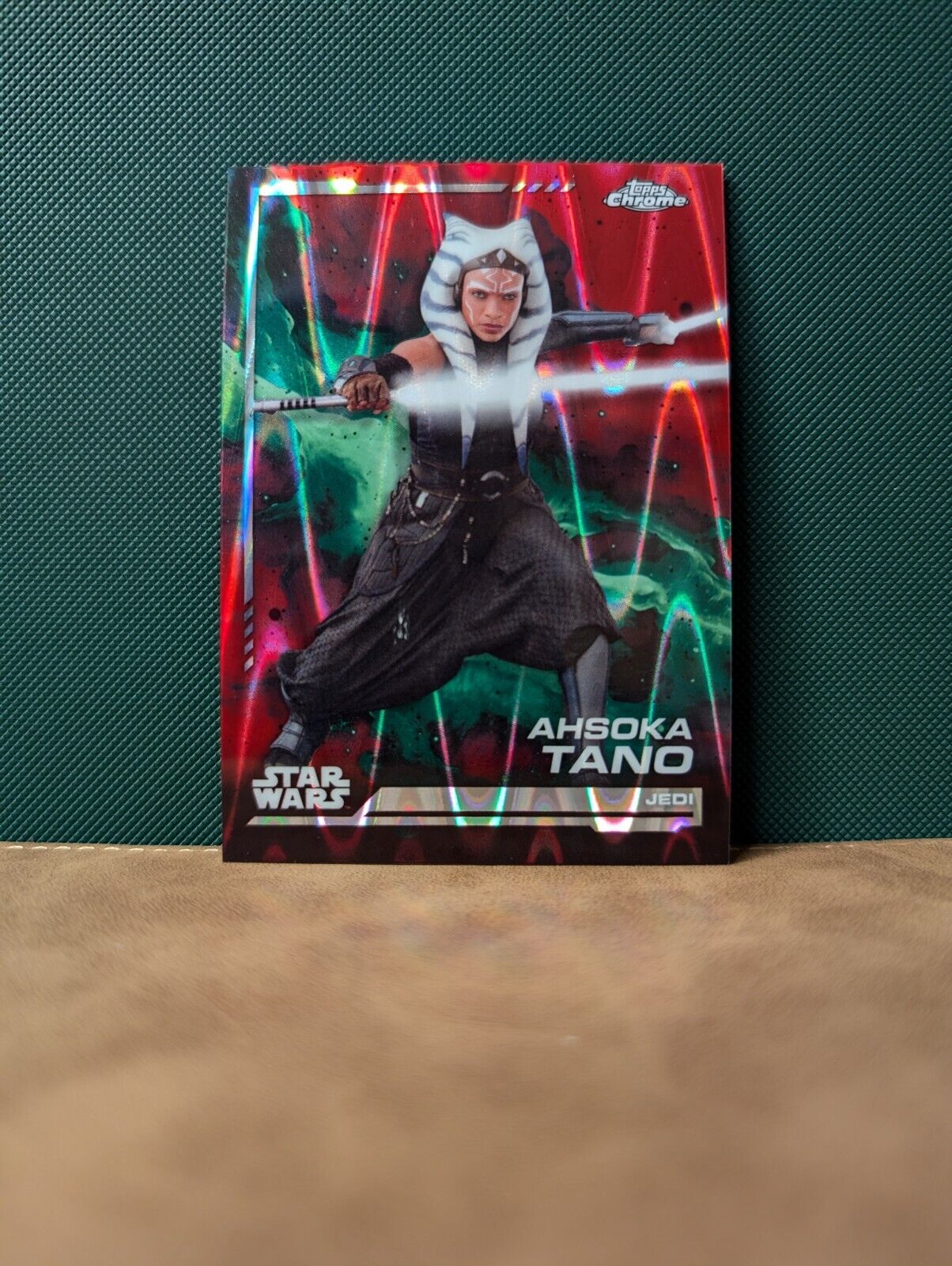 2024 Topps Chrome Star Wars Ahsoka Tano Red RayWave Refractor #1 SP