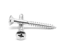 #6 x 1 3/4" Wood Screw Phillips Oval Head Low Carbon Steel Zinc Plated