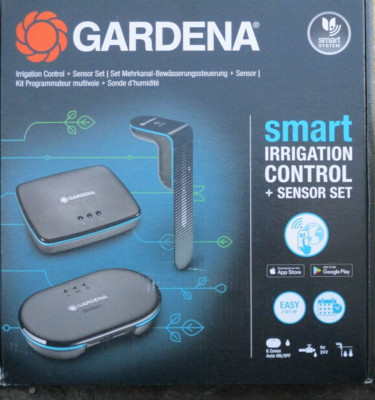 GARDENA SMART WATER CONTROL SENSOR SET 3-TEILIG BEWÄSSERUNGSSTEUERUNG GATEWAY