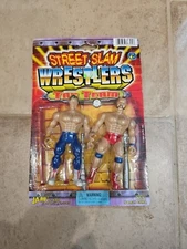 Street Slam Wrestlers Bad Boyz Vintage Wrestling Figure Ja-Ru with WWE Belt NEW 