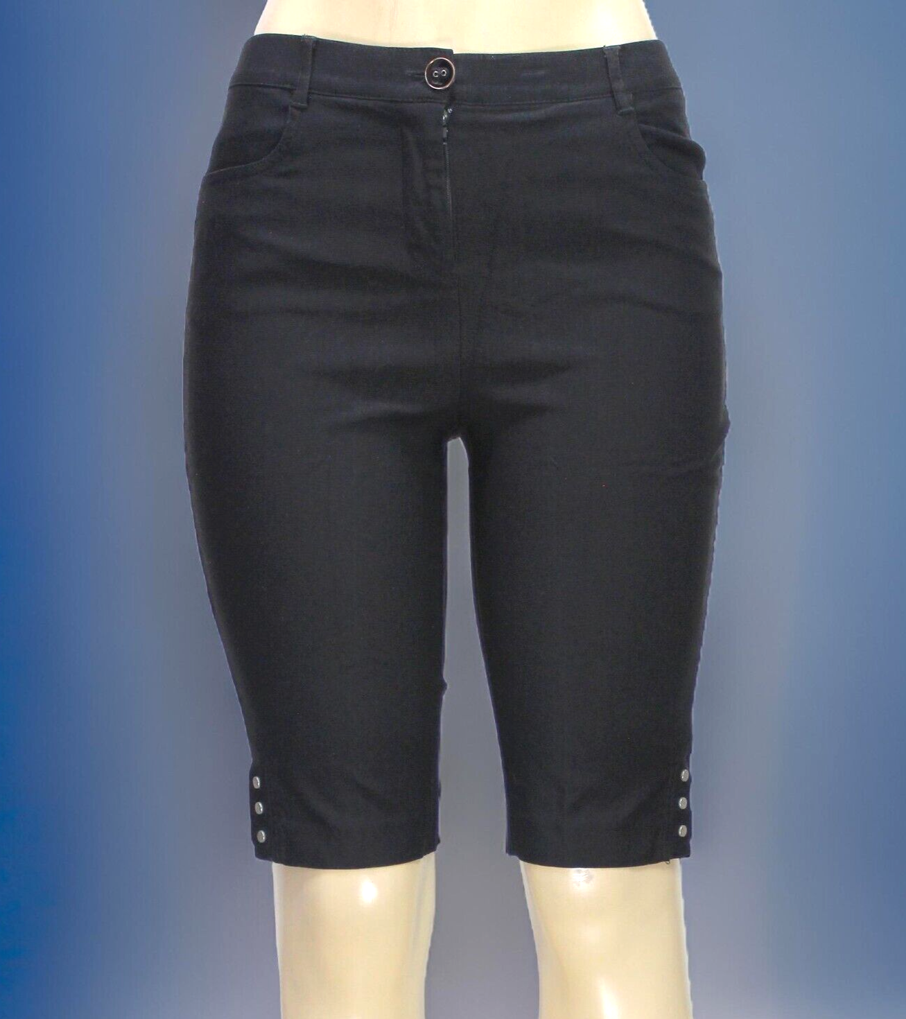 FILA Bermuda donna Coconut Row Palm Beach elasticizzato nero petite taglia 4P