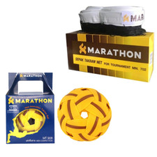 Set Thai SEPAK TAKRAW Ball (Model908) And Net (Model702)  For Competition