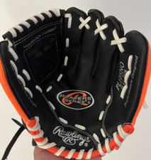 Rawlings Glove RHT PL105NO 10 1/2" Player Series Youth Baseball Orange Black