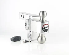 WEIGH SAFE 180 TURNOVER BALL 10 DROP HITCH W/ 3 SHANK & CHROME PLATED  2 & 25/16