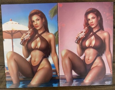 POP KILL #1 SEASONAL FLAVORS 616 TIAGO DA SILVA Virgin Var A & B Set 9.4 NM