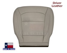 2016 To 2019 For Ford Explorer Driver Bottom Leather Cushion Cover In Light Gray