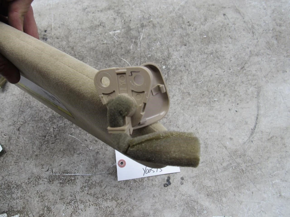 2011 2016 Hyundai Equus left driver side front sun visor flap shade tan OEM Foto 4 de 4