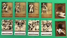 LOT OF (23) 2006 DONRUSS CLASSICS FOOTBALL INSERT & PARALLEL CARDS AIKMAN, LOTT