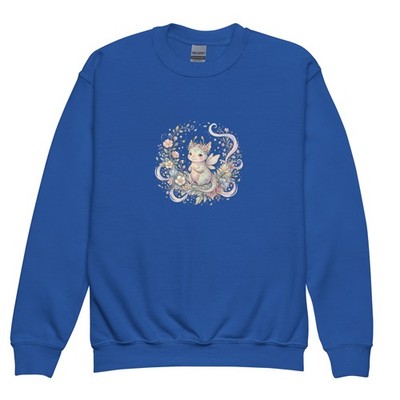 Youth Girls Cute Baby Fairy comfy Crewneck Sweatshirt