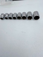 Snap-on 8pc 38 Drive 6-point Metric Shallow Socket Set 10mm - 18mm Fsm101 - Fm Snap-on 8pc 38 Drive 6-point Metric Shallow Socket Set 10mm - 18mm Fsm101 - Fm