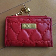 Autentica custodia chiave Moschino usura minima lusso compatta elegante premium
