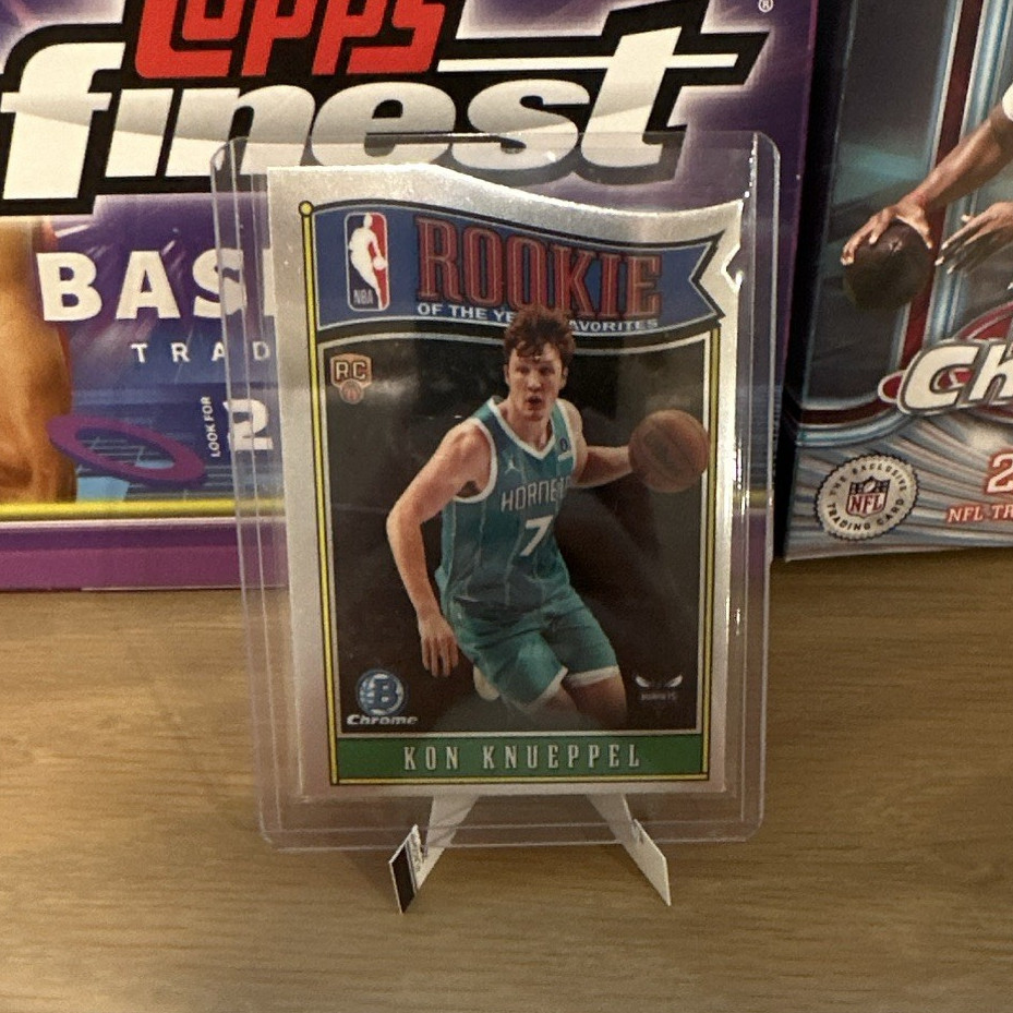 Topps 2025-26 Bowman Chrome Basketball Kon Knueppel RY-4 ROY Favorites