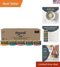 3 Pack Reveal Natural Wet Cat Food, Limited Ingredient, Grain Free, Fish  Chick