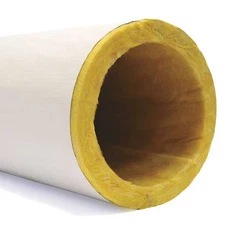 Owens Corning 722613 Pipe Insulation, 3 Ft. L, Fiberglass, 1 In Wall