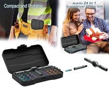 Home Repairs 24 In 1 Multi Bit Magnetic Screwdriver Set Multifunctional Toolbox 