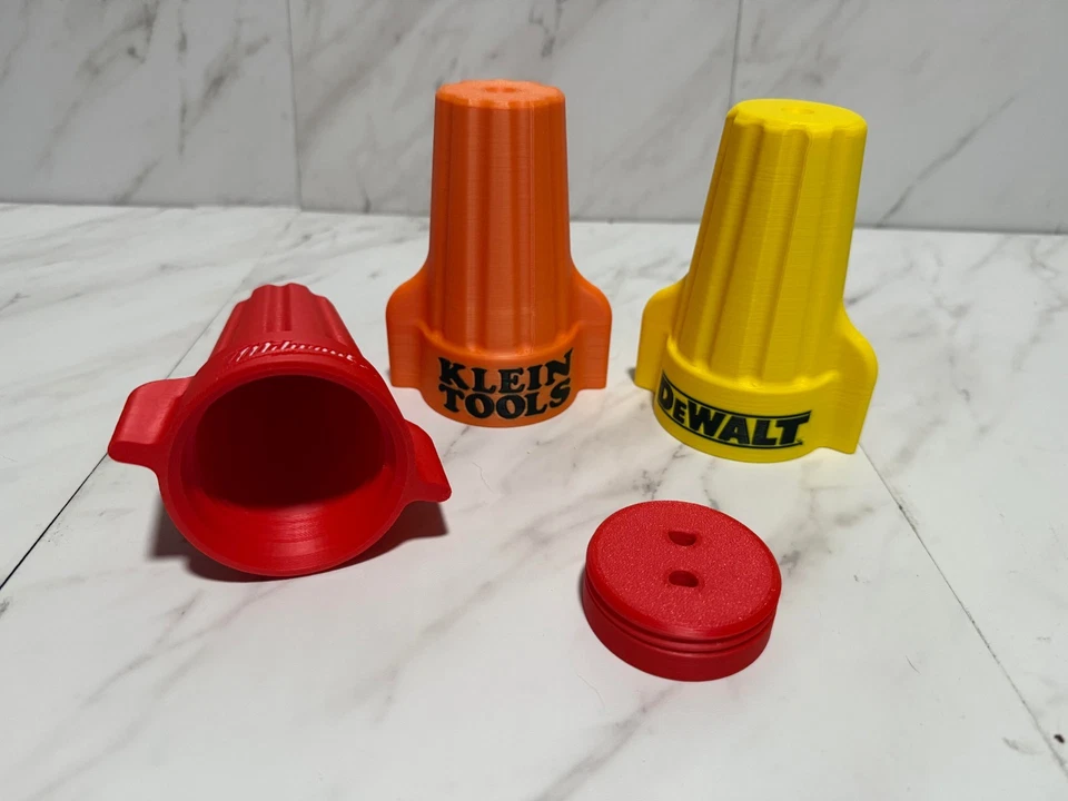 3D Printed Wire Nuts - Klein, Snap-on, DeWalt, Mac Inspired | Customizable - Image 2 of 4