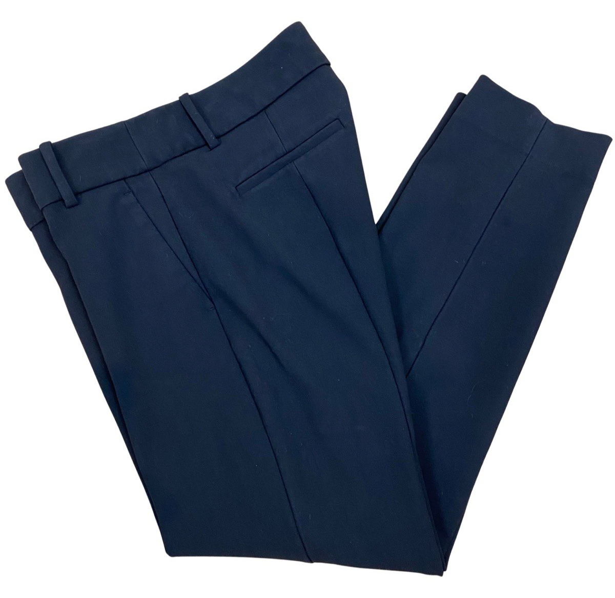 J.Crew 365 Cameron Mid Rise Pants Black Slim Tapered Leg Sz 4 Perfecting Pockets