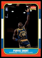 1986-87 Fleer Purvis Short Golden State Warriors #100 A76