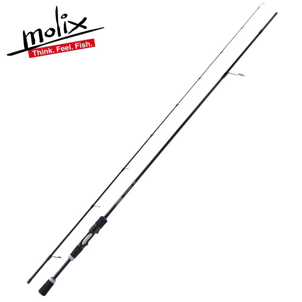 Ультралегкое рыболовное спиннинговое удилище MOLIX С твердым наконечником MOR-LG-732S