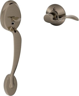 Schlage Camelot Front Entry Lower Handleset & Accent Lever FE285 CAM 619 ACC RH