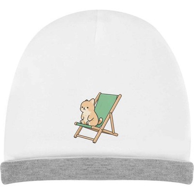 Kinder Slouch Hut ''Katze auf Liegestuhl'' (KH00043598)
