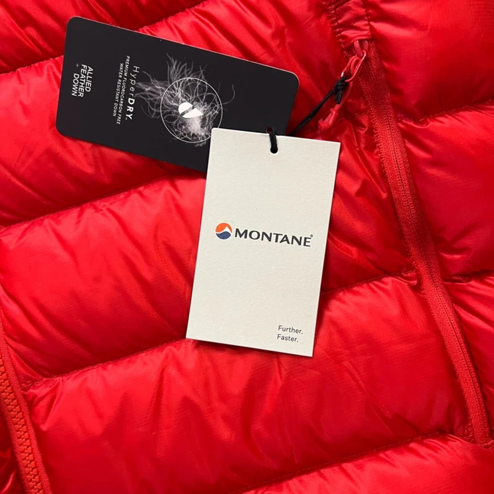Montane Red Pertex Quantum Anti-Freeze XT Hyperdry Hooded Puffer Jacket image 5