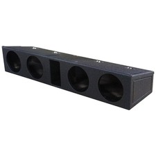 QPower QBOMB Ford F-Series Super Crew 2009-2024 Quad 8-Inch Empty Woofer Enclosu