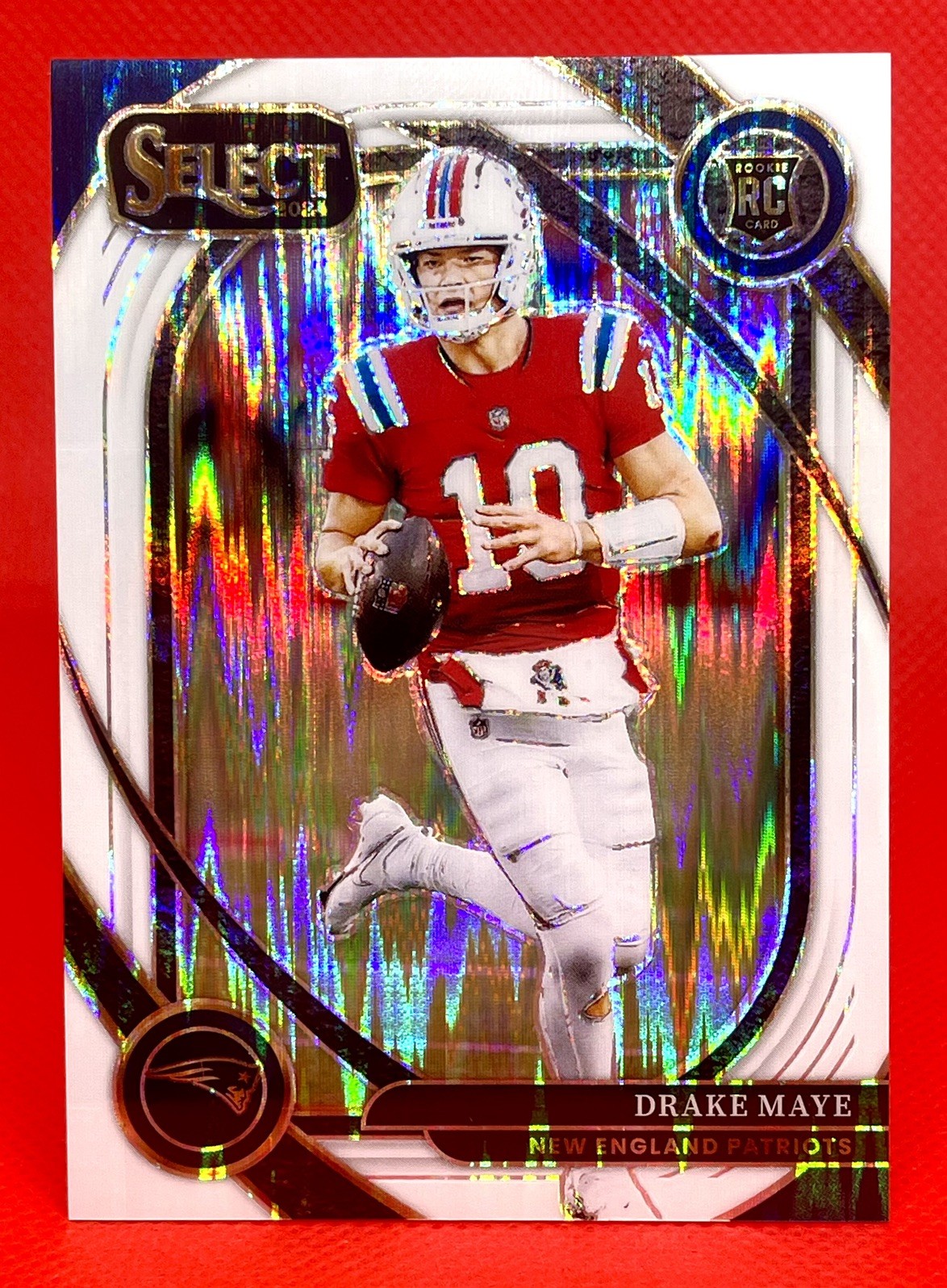 2024 Select Club Level Drake Maye #218 White Shock Prizm /199
