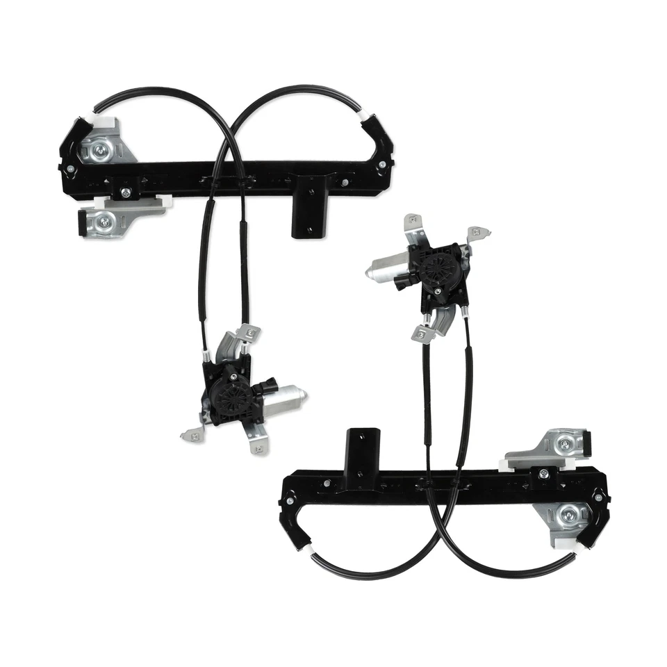 Regulador de ventana eléctrica trasera 2 piezas para Chevy Tahoe GMC Yukon 2001-2006 con motor Foto 2 de 4