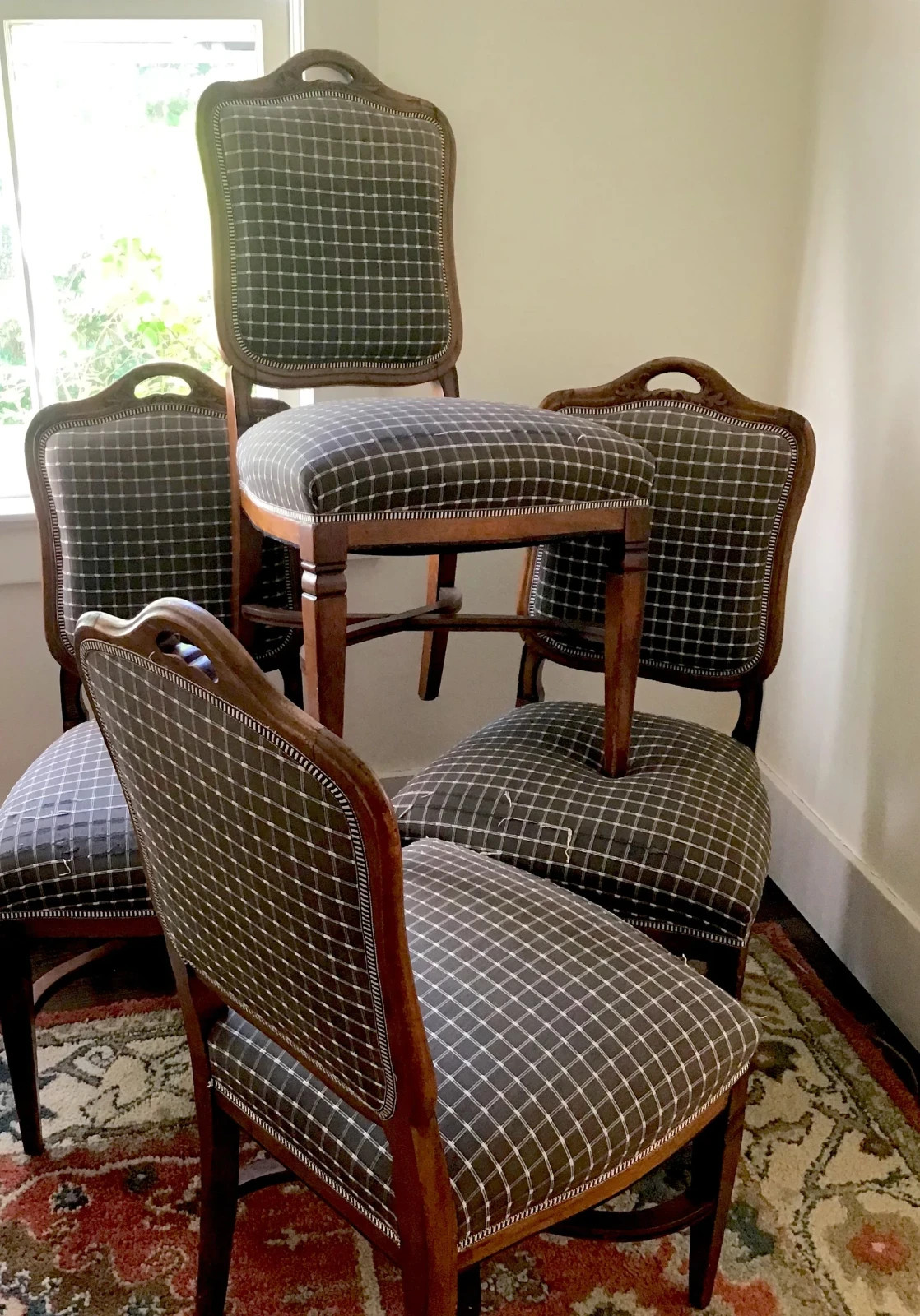 S, Set Of 4, Country French Chairs