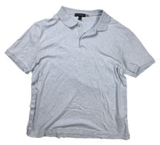 Banana Republic Luxury Touch Performance Gray 1/4 Button S/S Polo Men's Size M