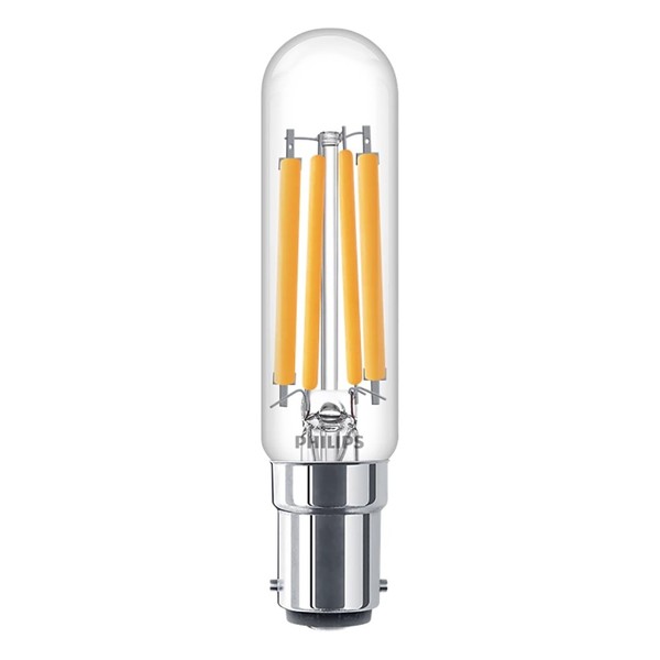 Philips Led Filament Leuchtmittel RöHre T20 6,5W = 60W B15D Klar Warmweiß 2700K-image